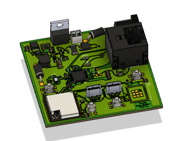 Trovak intelligent base station controller master circuit design combining an asymmetric co-processing layout with an ESP32-C6 Mini and ESP32-S3